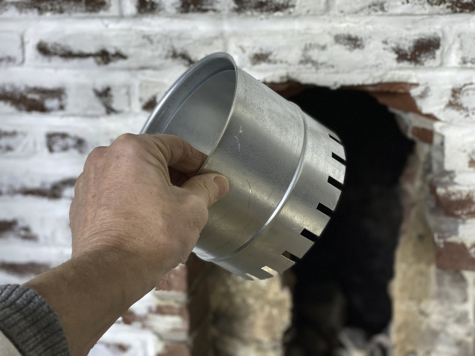 Installing a chimney connection